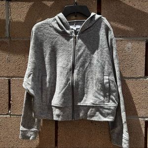 BB Dakota zip up grey hoodie